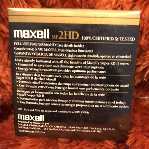 Maxell MF 2HD 3.5” High Density 30 Formatted Micro floppy disks - Picture 3 of 5